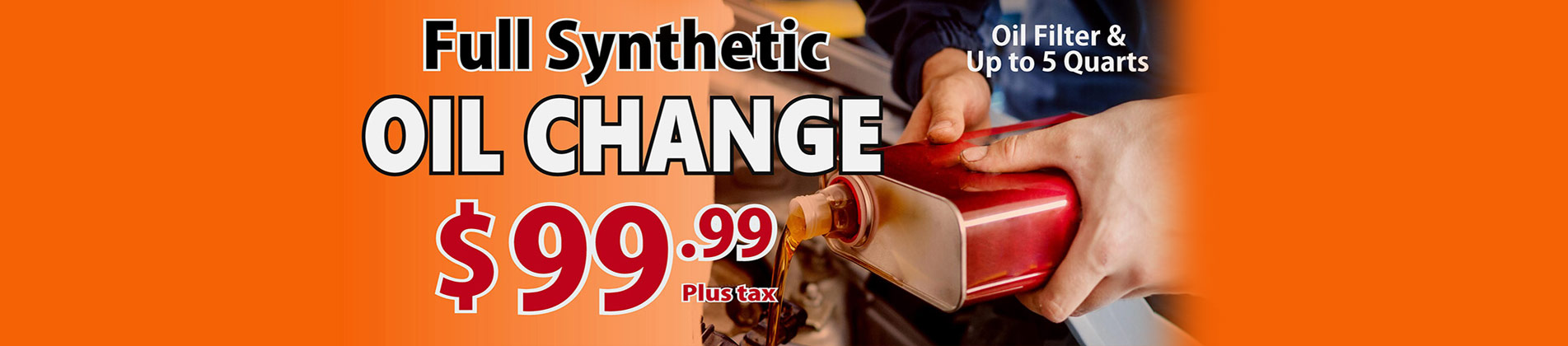 full synthetic oil change